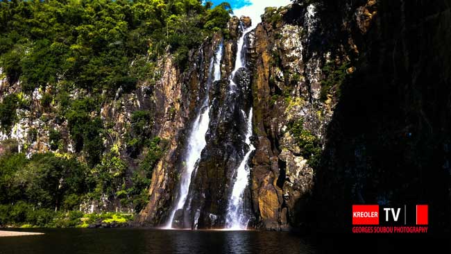 Cascade du Niagara Sainte Suzanne Île de la Réunion.